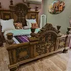غرفه نوم خشب هندي محفر