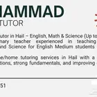 English Math and science teacher for English Medium student
