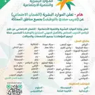 تقديم .تدريب وتوظيف بالضمان الاجتماعي لكافة الموهلات للسعودي