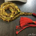 سبحة كهرمان طبيعي شفاف صنف