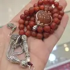 طقم خاتم عقيق يماني و سبحة عقيق
