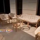 طقم الخيزران الطبيعي الاندنوسي من بريز يتوفر تمارا