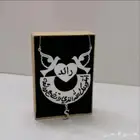 تعليقة سياره بلاسم مطلي بذهب او الفضه