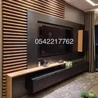 ديكورات شاشة تلفزيون