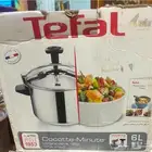 قدر ضغظ تيفال فرنسي اصلي استيل ابو ثلاث ختوم 6لتر جديد400ريا