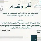 شهادة شكر وتقدير تصميم احترافي ب 20