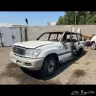 تشليح جيب لاندكروزر صالون الموديل 2002 للبيع قطع غيار فقط