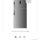 ثلاجه هام استيل جديدة بكرتونها 16.9 قدم