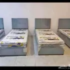 جديد سرير مرتبه كل شيء في موجود