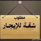 مطلوب شقه مفروشه غرفتين نوم وصاله ومطبخ وحمامين شهرى