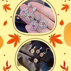 طقم فضه ياقوت وردي ( sirlanka )