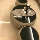 صاولات كنب كبيره وثنتين خدمه وثلات ستاير
