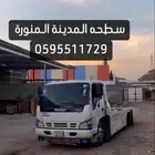 سطحه.