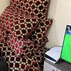 8 مساند ظهر مبطنه مقاس متر في نص   اثنين تكايات يد