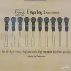 شنطة سكاكين لنحت الخشب جديدة