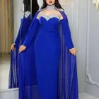 فستان زفاف بلون الازرق