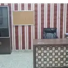 مكتب زاويه جديد والدولاب كبير