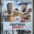 لعبة بلايستيشن 3   fight night round 4 مستعمل نظيف