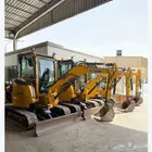بوكلين صغير حفار للإيجار. ميني بوكلين. mini excavator.