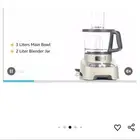 Moulinex Double Force 3 Litre Force Food Processor  1000 Wat