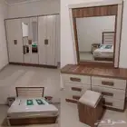 غرف نوم جديد وطني ست قطع