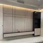 شيبورد مع ارفف باب الرف زجاجي