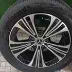 جنوط مرسيدس اصلي وكاله مقاس 18 مع كفرات كونتيننتال