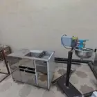 ماكينة لقيمات اوز فان  استاند حامل  طاولة قلي استخدام شهر