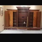 مكتبة تلفزيون خشب سنديان