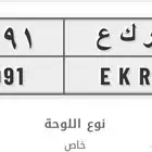 لوحه مميزه للبيع ر ك ع 9991