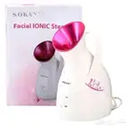 جهاز بخار أيوني للوجه طراز 608-2 أبيض وردي