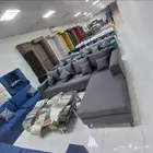 كنب جديد جاهز حرف ال و7نفر شامل التوصيل