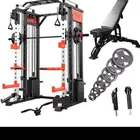 جهاز تمرين متكامل 10 في واحد سمث وكيبل الأثقال smith machine