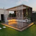 جلسات خارجيه   عشب صناعي   بديل خشب   شلالات نوافير جازان