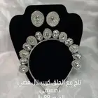 تاجات كريستال لمعه من تصميمي شغل يد