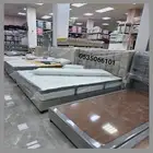 سرير خشب منجد نفر ونص ونفرين ونفر متوفر