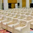 تأجير كراسي ملكي تأجير كراسي كنب ابيض وموخمل تأجير جلسات شعب