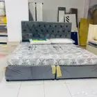 wooden double size beds with mattress  Brand New multiple co