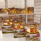 سخانات بوفيه اكل ذهبية فخمة ومظهر ممتازة