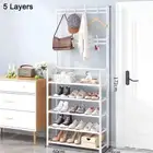 شماعه وارفف تنظيم احذيه الالوان ابيض واسود المنيوم السعر 50