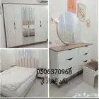 غرف نوم جديده جاهز 6قطع بسعر المصنع