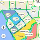 للبيع نص ارض في حي الفنار مخطط 99 ج س الجزء أ