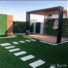 برجولات_جلسات_خارجيه مظلات مواقف السيارات سواتر بديل الخشب-