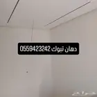 دهان جدران وجبس بلدي وجبس بورد