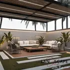 جلسات شتوية جلسات خارجية تنسيق حدائق جلسات زجاجية خارجية جده