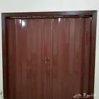ابواب سحب سحاب جلد وبلاستيك كورديون