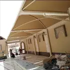 مظلات وسواتر جلسات ارضيه وجميع أعمال الحداده