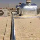 عزل مواصير والخزانت لتبريد الماء
