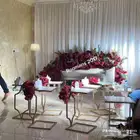 كوشه عرووس بلون العودي يعكس جمال الاختيار