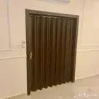 ابواب سحب سحاب سحابة جلد وبلاستيك كورديون